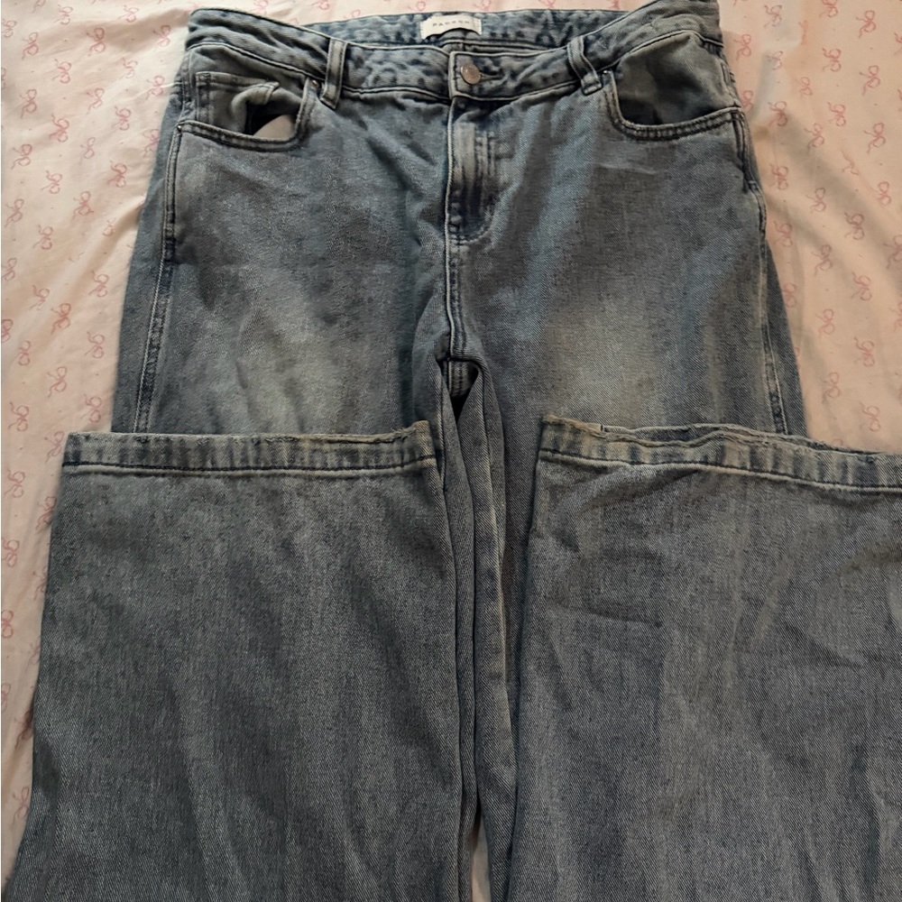 PacSun Light Blue Wide Leg Jeans